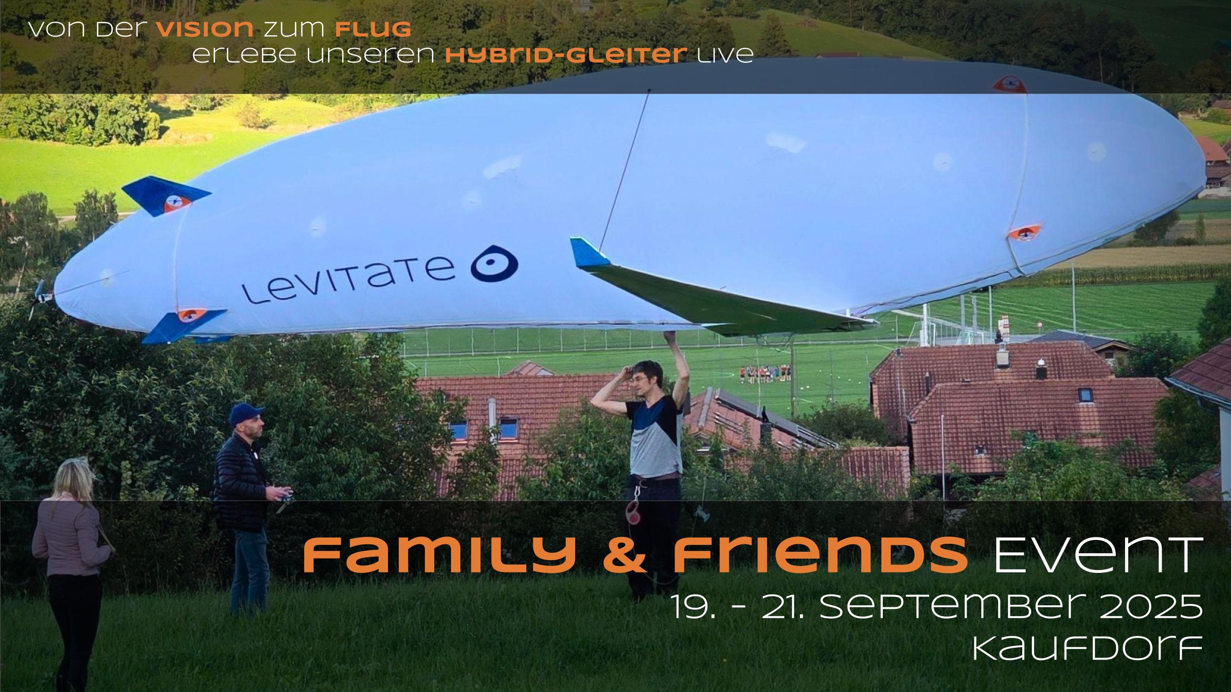 Family & Friends: Wir zeigen unseren Hybrid‑Gleiter – live